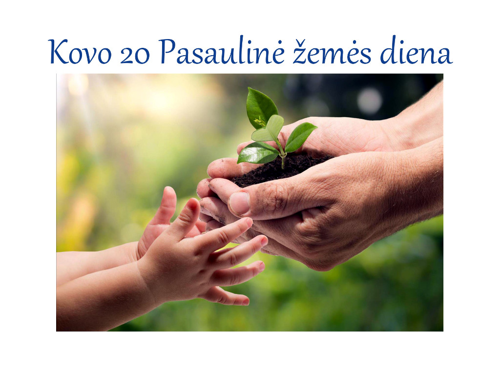 žemės ir vandens dienos